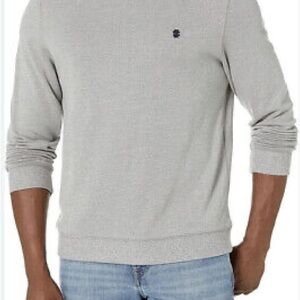 Izod Gray Crewneck Sweater Soft Knit Classic